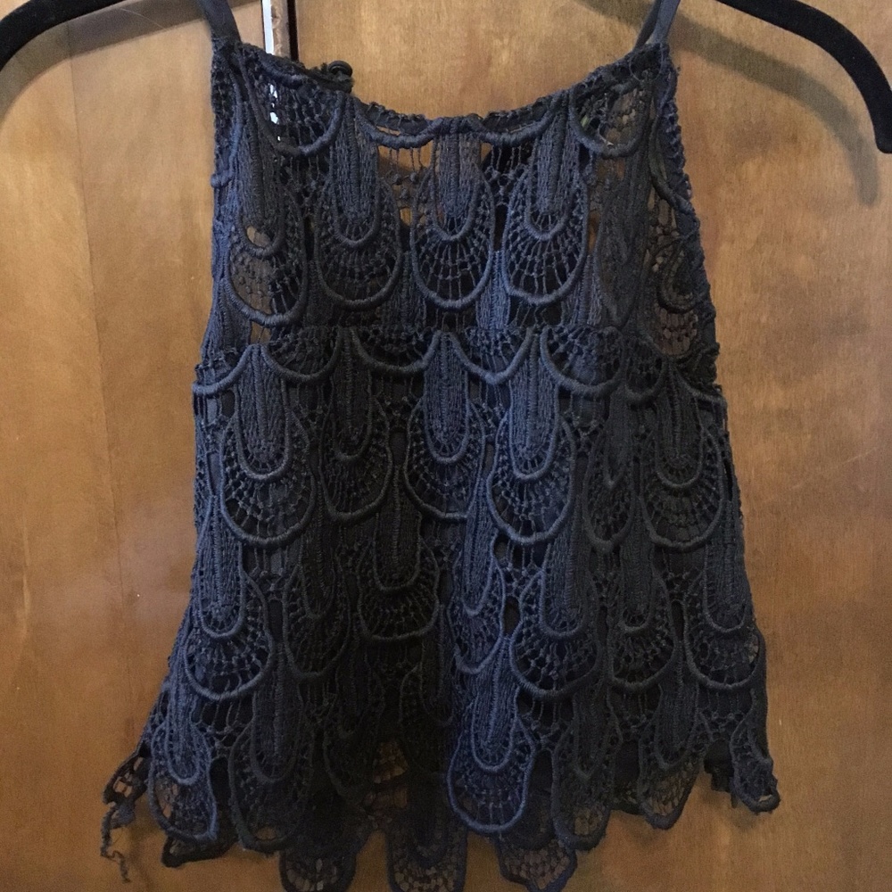 Black Lace Top